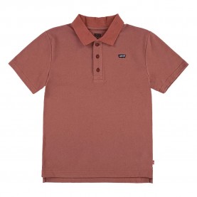 Levi´s ® Back Neck Tape short sleeve polo - Red (Mahogany) детски,блузи,с,яка,levi´s,®,back,neck,tape,short,sleeve,polo,red,(mahogany)