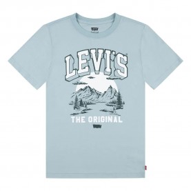Тениска Levi´s ® Hit The Trails short sleeve T-shirt - Blue (Aquifer) тениска,мъжки,тениски,дамски,тениски,levi´s,®,hit,the,trails,short,sleeve,t,shirt,blue,(aquifer)
