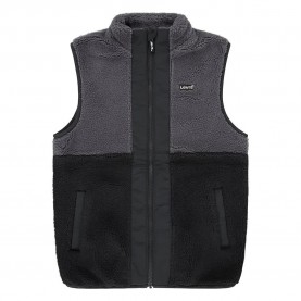 потник,детски,потници,levi´s,®,sherpa,vest,black,grey,(pirate,black)