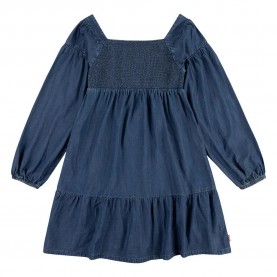 Рокля Levi´s ® Smocked long sleeve dress - Blue (Pacific Highway) рокля,дамски,поли,и,рокли,levi´s,®,smocked,long,sleeve,dress,blue,(pacific,highway)
