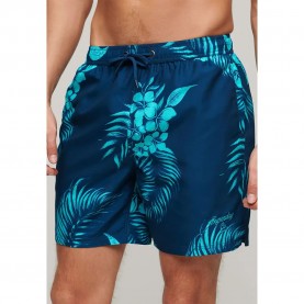 бански,гащета,мъжки,бански,костюми,superdry,hawaiian,print,17´´,swimming,shorts,blue,(palm,print,navy)