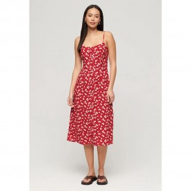 потник,дамски,поли,и,рокли,superdry,print,button,cami,sleeveless,midi,dress,rose,ditsy,print,(pink)