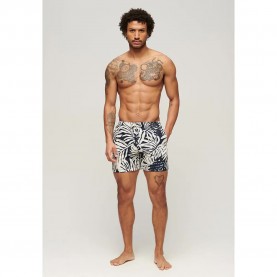 Бански гащета Superdry Printed 15´´ swimming shorts - Multicolor (Mono Palm Print) бански,гащета,мъжки,бански,костюми,superdry,printed,15´´,swimming,shorts,multicolor,(mono,palm,print)