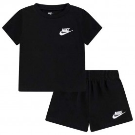 Nike Club Lbr Knit short sleeve set - Black (Black / White) детски,екипи,nike,club,lbr,knit,short,sleeve,set,black,(black,white)