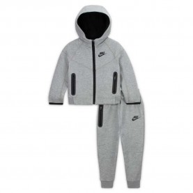 Nike Tech Fleece long sleeve set - Grey (Dark Grey Heather) детски,екипи,nike,tech,fleece,long,sleeve,set,grey,(dark,grey,heather)