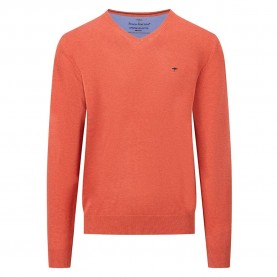блуза,мъжки,пуловери,fynch,hatton,1413211,v,neck,sweater,orient,red,(orange)