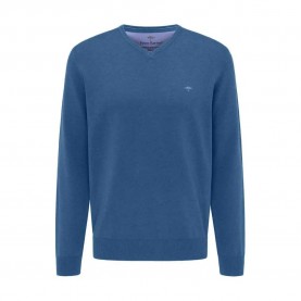 блуза,мъжки,пуловери,fynch,hatton,sfpk211,v,neck,sweater,azure,(blue)