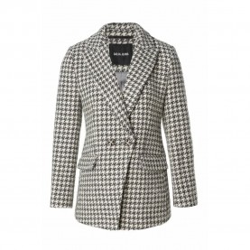 сако,дамски,сака,salsa,jeans,checkered,blazer,grey