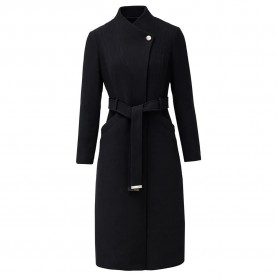палто,дамски,якета,и,палта,salsa,jeans,pea,coat,black,(black)