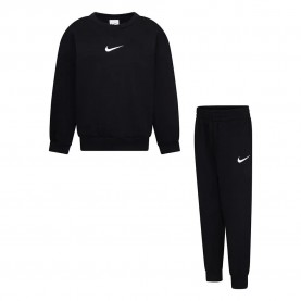 Nike Essential Fleece Crew long sleeve set - Black (Black) детски,екипи,nike,essential,fleece,crew,long,sleeve,set,black,(black)