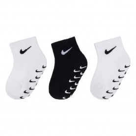 Чорапи Nike Gripper S Quarter short socks 3 pairs - White / Black (White) чорапи,мъжки,чорапи,дамски,чорапи,nike,gripper,s,quarter,short,socks,3,pairs,white,black,(white)