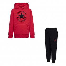 Converse kids Dissected Ctp Fleece Po long sleeve set - Red (Black) детски,екипи,детски,облекла,за,момчета,converse,kids,dissected,ctp,fleece,po,long,sleeve,set,red,(black)