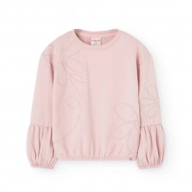 Поларена блуза Boboli Fleece sweatshirt - Pink (Pink) поларена,блуза,детски,блузи,boboli,fleece,sweatshirt,pink,(pink)