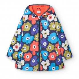 Яке Boboli Hooded Rain Floral jacket - Multicolor (Print) яке,мъжки,якета,дамски,якета,и,палта,boboli,hooded,rain,floral,jacket,multicolor,(print)