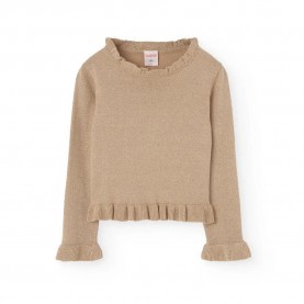 Блуза Boboli Knitwear sweater - Beige (Gold) блуза,мъжки,пуловери,дамски,пуловери,boboli,knitwear,sweater,beige,(gold)