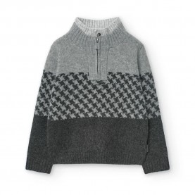 Блуза Boboli Knitwear sweater - Grey (Grey) блуза,мъжки,пуловери,дамски,пуловери,boboli,knitwear,sweater,grey,(grey)