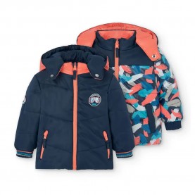 Палто Boboli Reversible coat - Multicolor (Print) палто,мъжки,якета,boboli,reversible,coat,multicolor,(print)