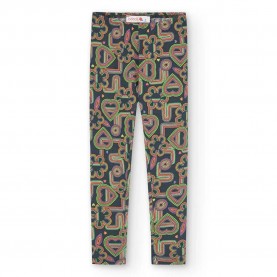 Boboli Stretch Knit leggings - Multicolor (Print) детски,клинове,boboli,stretch,knit,leggings,multicolor,(print)