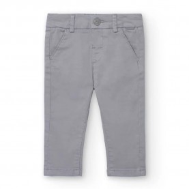 Панталони Boboli Stretch Satin pants - Grey (Fog) панталони,мъжки,панталони,дамски,панталони,boboli,stretch,satin,pants,grey,(fog)