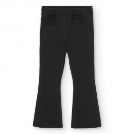 Панталони Boboli Twill Knit pants - Black (Black) панталони,мъжки,панталони,дамски,панталони,boboli,twill,knit,pants,black,(black)