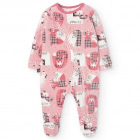 детски,пижами,boboli,velour,play,printed,long,sleeve,pelele,pink,(print)