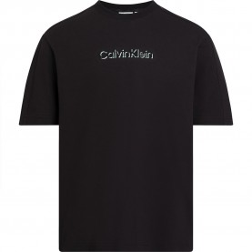 тениска,мъжки,тениски,calvin,klein,shadow,embossed,logo,short,sleeve,t,shirt,black