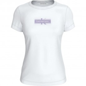 тениска,дамски,тениски,calvin,klein,jeans,faded,monologo,short,sleeve,t,shirt,white,(bright,white)