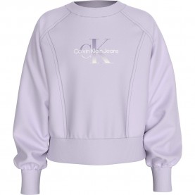 блуза,детски,блузи,calvin,klein,jeans,gradient,monogram,cn,sweatshirt,purple