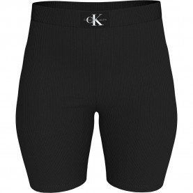дънки,дамски,панталони,calvin,klein,jeans,label,rib,sweat,shorts,black