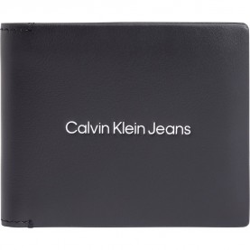 портфейли,и,портмонета,calvin,klein,jeans,logo,print,bifold,w,coin,wallet,black