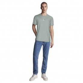 тениска,мъжки,тениски,calvin,klein,jeans,monologo,short,sleeve,t,shirt,green