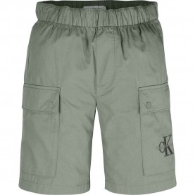 Дънки Calvin klein jeans Ripstop cargo shorts - Grey (Meteor Green) дънки,детски,панталони,calvin,klein,jeans,ripstop,cargo,shorts,grey,(meteor,green)