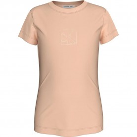 тениска,детски,тениски,calvin,klein,jeans,silver,monogram,short,sleeve,t,shirt,beige,(pink,sand)