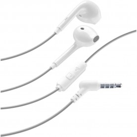 слушалки,слушалки,interphone,cellularline,jack,headphones,clear,(white)