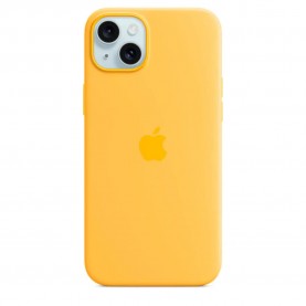други,аксесоари,apple,silicone,iphone,15,plus,phone,case,yellow,(sunshine)