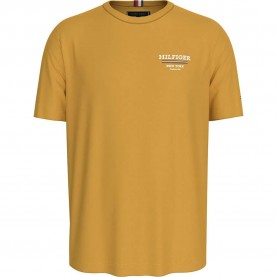 тениска,мъжки,тениски,tommy,hilfiger,global,short,sleeve,t,shirt,city,yellow,(yellow)