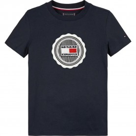 тениска,детски,тениски,tommy,hilfiger,stamp,print,towelling,regular,short,sleeve,t,shirt,blue,(desert,sky)