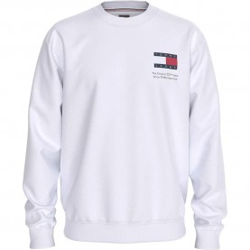 блуза,мъжки,пуловери,tommy,jeans,regular,flag,ext,sweatshirt,white