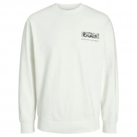 блуза,мъжки,пуловери,jack,&,jones,guru,sweatshirt,white,(cloud,dancer)