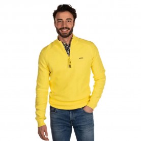 блуза,мъжки,пуловери,nza,new,zealand,muddy´s,half,zip,sweater,yellow