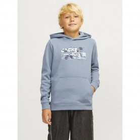 суичър,детски,блузи,jack,&,jones,outdoor,logo,hoodie,blue,(flint,stone)
