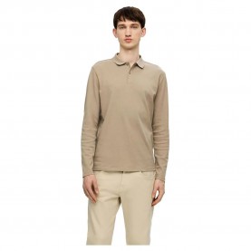 мъжки,блузи,с,яка,selected,slim,toulouse,long,sleeve,polo,beige