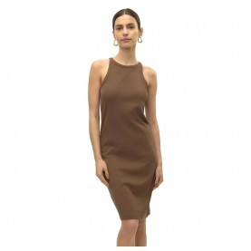 рокля,дамски,поли,и,рокли,vero,moda,chloe,sleeveless,dress,brown,(cub)
