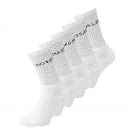 чорапи,мъжки,чорапи,jack,&,jones,regen,tennis,socks,5,pairs,white,(white,pack,white,white,white,white)