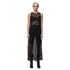 рокля,дамски,поли,и,рокли,pieces,olline,sleeveless,long,dress,black,(black)