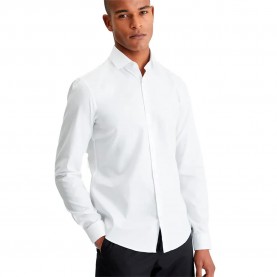 риза,с,дълъг,ръкав,мъжки,ризи,calvin,klein,twill,easy,care,slim,fit,long,sleeve,shirt,white