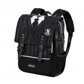 раница,раници,karactermania,uniform,wednesday,backpack,black