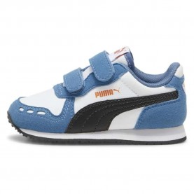 маратонки,детски,маратонки,puma,cabana,racer,sl,20,v,trainers,white,black,blue,horizon,maple,syrup,(blue)