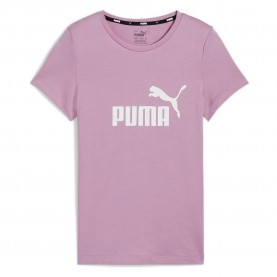 тениска,детски,тениски,puma,ess,logo,short,sleeve,t,shirt,mauved,out,(pink)