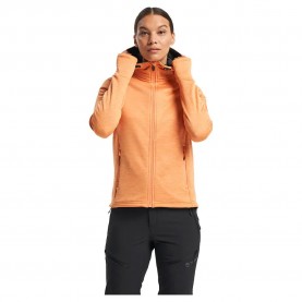 Блуза Tenson TXlite full zip sweatshirt - Orange (Apricot) блуза,дамски,блузи,tenson,txlite,full,zip,sweatshirt,orange,(apricot)